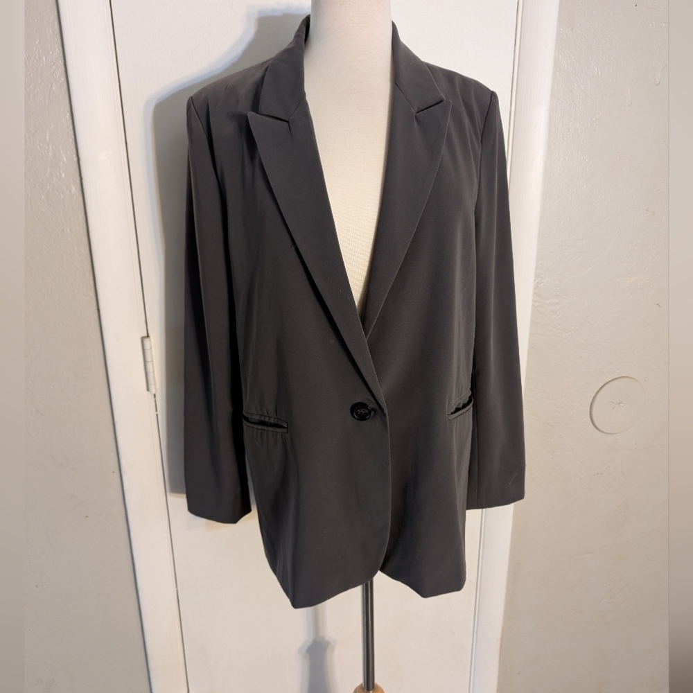 Womens Forest‎ Green Blazer Sz L